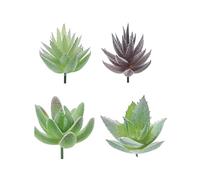 Small Fake Plants Succulents Plants Artificial Craft Beautiful DIY Arrangements with Bulk Unpotted Artificial Succulents - Ideal for Wreaths, Centerpieces & More