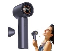 Small Fan | Travel Handheld Personal Fan with Air Turbo Tech,Powerful High-Speed Motor, Type-C Rechargeable Cool Gadgets for Home, Outdoor Activities