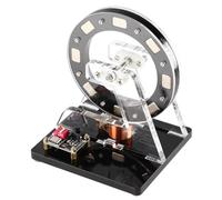 Small Ferris Wheel Brushless Motor Model, Low Power Consumption High Speed Technology Ornaments, Adjustable Gear, for Physics Teaching Sensor Lab Supplies