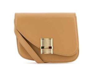 Small Fiamma Crossbody Bag - female - Ferragamo - Shoulder Bags - Beige - ONE SIZE - Bags ONE SIZE