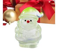 Small Figures of Santa Claus | Transparent Resin Party Decorations | Glows In The Dark Miniature Christmas Decorations - For Fairy Garden Miniature Scenes Home Mantle And Table Top