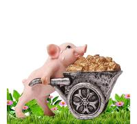 Small Figures, Small Animal Figures | Cartoon Animal Sculpture - Centerpiece Resin Decoration with Miniature Landscape, Collectible Toys Balcony Decor