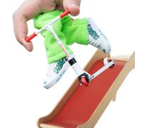 Small Finger Toys Set - Finger Scooter Pants Shoes Tools Kit | Replacement Wheels Accessories for Trick Movement Play Creative Party Favor Present kidd Entertainment Pocket Sized Fun Gear