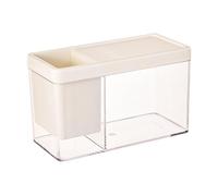Small Fish Tank - 17.1x8x10.5cm Transparent Small Betta Fish Tank | Small Betta Aquarium Fish Tank | Small Aquarium Desk Decor Fish Tank Desktop Fish Bowl For Snails, Crabs, Starfish