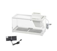 Small Fish Tank- Aquarium TankTransparent Rectangular Fish TankAcrylic Drop-proof for Home Use With Pump and Built-in LightAquarium Ecological Goldfish Bowl