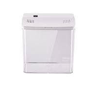 Small Fish Tank - Fish Tank for Pets Marine Animals, Compact Design with Filter View Clear and Easy Setup, Table Aquatic Bowl for Workplace Desk, Home, Reef, Dorm, Kids Room, 8.66x8.66x6.69 inches