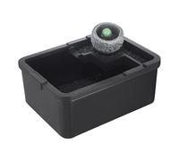 Small Fish Tank,Indoor Miniature Tank Decor | Small Ancient Aquariums with USB Pump & Light for Aquaponics Reef Jellyfish Betta Desktop Bookshelf Bedroom Hospital Studio