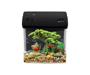 Small Fish Tank With Filter - Desktop Fish Tank, Self Cleaning System Betta Fishes Tanks | Quiet Fishes Tanks With Filter For Desk Desktop Living Room Offices Table Frog Reef Turtles Jellyfish Pet
