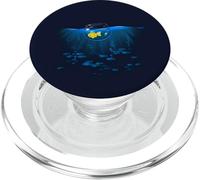 Small Fish Vast Ocean Introvert Aesthetic PopSockets PopGrip for MagSafe