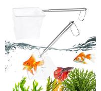 Small Fishing Net with Extendable Telescopic Handle and 2 Piece Portable | Trout landing net. Very suitable for outdoor use on lake, pond, bridge, kayak, boat and