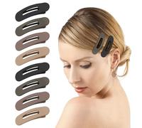 Small Flat Hair Clips for Women Lay Down Clips for Thin Hair Accessories 8pack