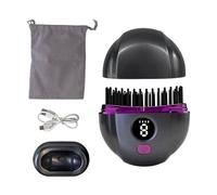 Small Flat Iron, Quick Heating Technology, 10x8x3.5cm, Rechargeable Cordless 3 Heat Settings, Tiny Flat Iron Hair Straightener Comb, Easy to Use, for Girls Short Curly Bangs Edge