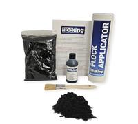Small Flocking Kit - (Black) - Flock Powder - Nylon Flock - Easy to Use