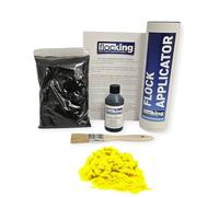 Small Flocking Kit - (Fluorescent Yellow) - Flock Powder - Nylon Flock - Easy To Use