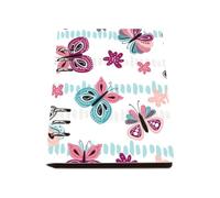 Small Flowers A5 Notebook, Pu Leather Notebooks, Lined Paper Shorthand Notebook 180Pages/90Sheets, Workbook for Women, Note Pads A5 for School, University Stationery Women Man