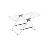 Small Foldable 2-Level Laundry Airer, Cloud White