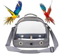 Small Foldable Pet Bag - Lightweight Travel for Pets Breathable Portable Cage | With Pole and Base Bulb for Outdoor Professions, Veterinary Visits or the