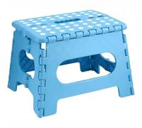 Small Folding Step Stool - Foldable, Non-Slip, Lightweight & Durable Plastic Stool for Home, Kitchen, Bathroom - Supports Up to 80kg