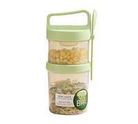 Small Food Storage Containers + 360ml For Fruits Oats Yogurt Milk & | Perfect For Students & Outdoor Picnics | Includes Spoon & Design (E, 22. 3X8cm)