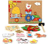 Legler Small Foot Farm Hammer Game