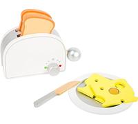 small foot 10594 Breakfast set "children's kitchen" made of wood, including toaster with lever function, toasts and much more, from 3 years on