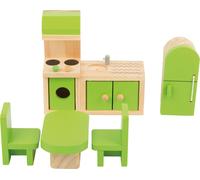 Small Foot 10873 Wooden Furniture Dollhouse, in ridge, Kitchen Unit, Table a
