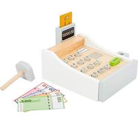 Wooden Play Cash Register- Cash & Credit Card - Educational Pretend Play for 3+