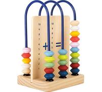 small foot 11165 Small calculating loop "Educate" made of wood, with beads for a