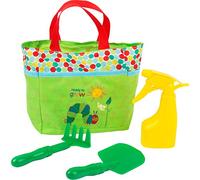 Small Foot 11172 Very Hungry Caterpillar Garden Bag with Shovel, Rake and Spray Bottle