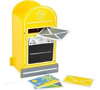 small foot 11188 wooden letterbox, incl. postcards, which can be inscribed with