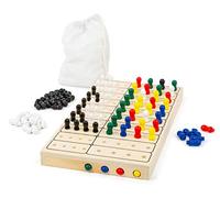Small Foot 11364 Secret Code Logic Game, A Puzzle Game for 2 People, with A Practical Cloth Storage Bag, 100 Pieces