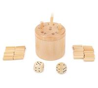 Small Foot 11365 Dice Game Super Six, A Logic Game for 2-6 People, Parlour Game for the whole Family, 39 Pieces