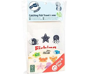 Small Foot 11366 Catching Fish Wooden Travel Game, FSC 100%-certified,
