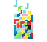 Small Foot 11403 Wooden Puzzle, 114-Piece Game Set, A Learning Game with General Geometric Patters, for Ages 3 Years and up