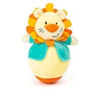 Small Foot 11426 Roly-Poly Lion, A Fun Stand-up Plush Animal for Grasping and Touching, Learning Toy