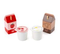 Small Foot 11440 Dairy Products Set Fresh, Made of Wood, Role Toy,Ac (US IMPORT)