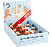 Small Foot 11469 Christmas Pull-Back Figurines Display, A Set of 12 Figurines, Each Figurine Approx. 6.5 x 4 x 6 cm