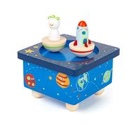Small Foot 1149 Music Box Space, Made of Wood, with Magnet Function and Music