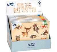 Small Foot 11504 Wooden Puzzles Counter Display with Various Motifs, for Ages 12 Months and up