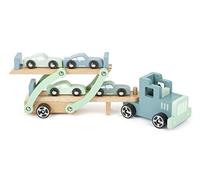 small foot Autotransporter Chicago aus Holz, mit beweglicher Laderampe, abnehmba