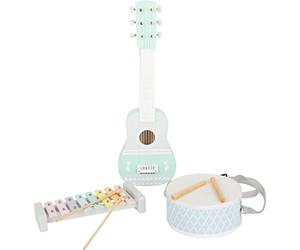 Small Foot 11685 Music Set Pastell, set of three musical instruments with sheet music, for ages 3+ years