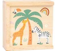 small foot 11696 Memory "Safari", made of wood w/animal motifs in trendy colours, w/ 28 Memory cards, for ages 3+ years