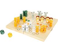 small foot 11765 Ludo "Safari", for six players, with steppe animals, foldable game board, for ages 4+ years