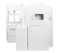 Small Foot 11800 Play Kitchen made of construction cardboard, large play kitchen for young top chefs, for ages 3+ years