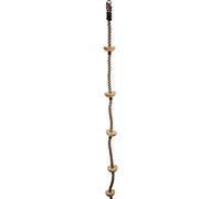 small foot 11877 Climbing Rope with wooden steps and stable mounting ring, in a natural look, for ages 3+ years