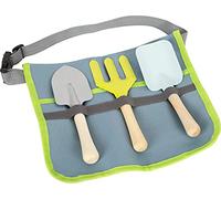 small foot 11882 Belt Pouch with Gardening Tools made of wood & metal, w/adjustable belt strap, for kids aged 3+ years