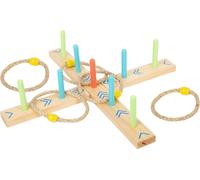 TOY WOODEN LARGE HOOPLA QUOITS OUTDOOR INDOOR GARDEN THROWING GAME LEGLER 12035