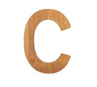 Small Foot 12056 ABC letter C made from sustainable bamboo, can be combined with other letters as a decoration or door sign
