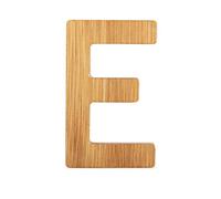 Small Foot 12058 ABC Letter E Made of Sustainable Bamboo Can Be Combined with Other Letters as Decoration or Door Sign