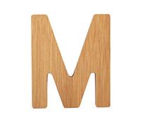 Small Foot 12066 ABC Letter M Made of Sustainable Bamboo Can Be Combined with Other Letters as Decoration or Door Sign